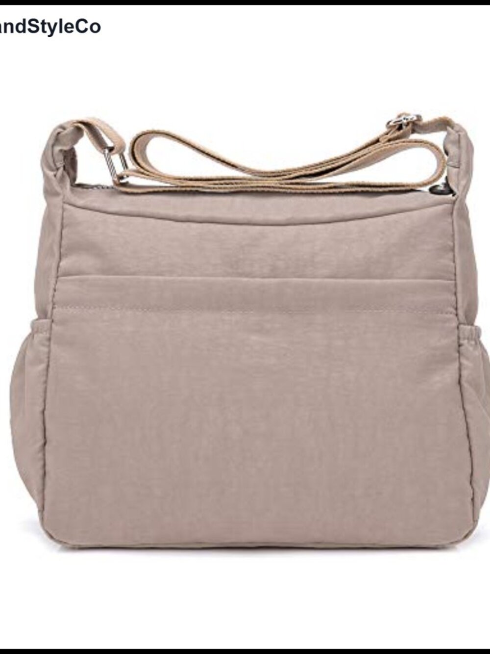 Nylon Waterproof Crossbody Bag Women Shoulder Purse Adjustable Strap Lightweight - Picture 4 of 6